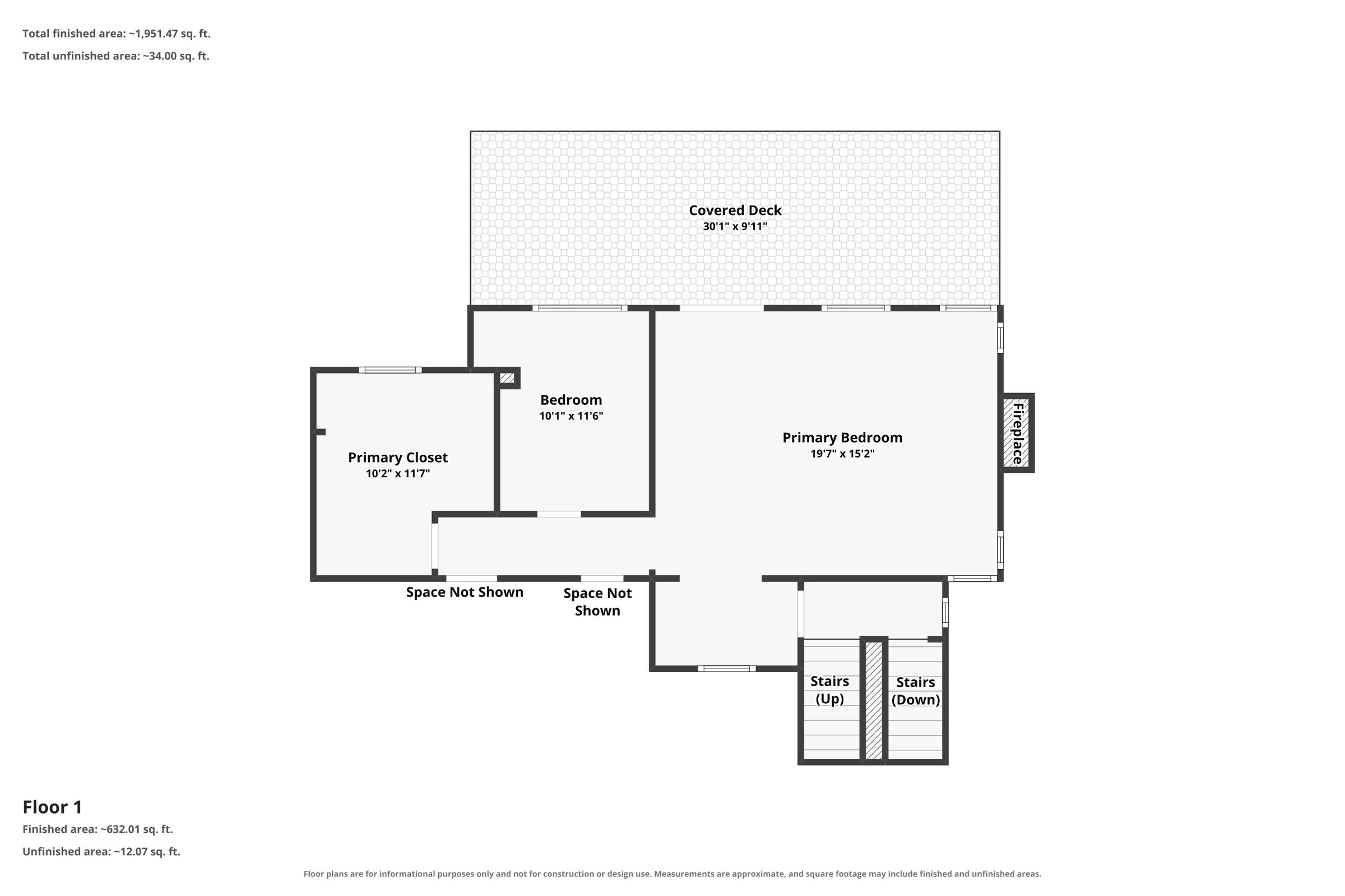 First-floor plan for 4 Lakeside Trail